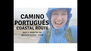 Camino Portugués Coastal Route Day 1 April 2022 [upl. by Ettezil679]