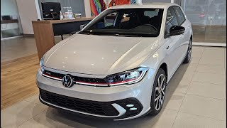 Novo Polo GTS 2023 Prata Sirius preço consumo detalhes  carblogbr [upl. by Nafri]