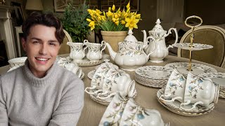 MY NEW BONE CHINA TEA SET  A trip to London  Nicolas Fairford vlog [upl. by Rhodie]