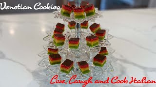 Venetians  Italian Rainbow Cookies [upl. by Franciscka]