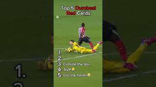 THE MOST DUMBEST RED CARDS IN FOOTBALL [upl. by Elberfeld698]