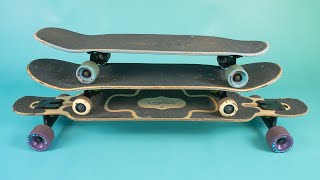 Longboard vs Skateboard vs Cruiser Beginner Breakdown [upl. by Chadwick]