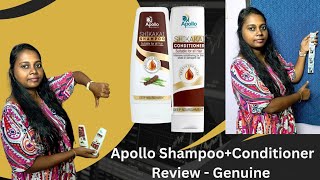 Apollo Shampoo Conditioner review vs clinic plus shampoo review un sponsored [upl. by Eltotsira]