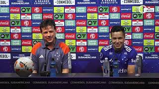 🦊🎙️ ENTREVISTA  Fernando Diniz e Marlon  Cruzeiro x Libertad [upl. by Einahpit]