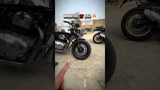 Custom Continental GT 650🔥 Modifications shorts youtubeshorts royalenfield [upl. by Gracye]