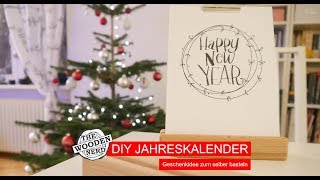 Einfacher Kalender selbst gemacht  DIY [upl. by Oicnedif]