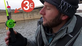 CANNE a PECHE a 3 euro  le DEFI raté [upl. by Nuahsed175]