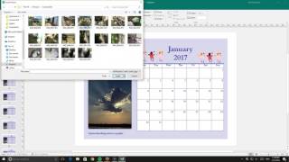 Publisher 2016 Calendar using template [upl. by Lauder]