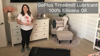 Goplus Treadmill Lubricant  How to lubricate a treadmill belt with 100 silicone oil belt lubricant [upl. by Isola]