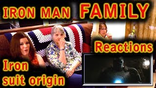 IRON MAN  Family Reactions  IRON MAN Origins  1 [upl. by Radburn]