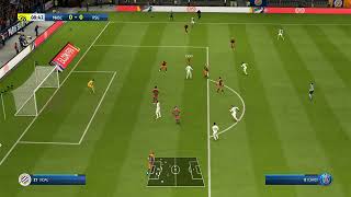 28 Montpellier HSC vs PSG  Ligue 1 J17  FIFA 20 [upl. by Yhtamit149]