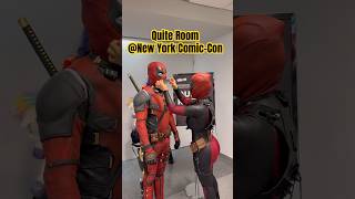 Deadpool Quite at New York ComicCon [upl. by Rudolf46]