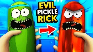 Creating A SECRET POTION To Make EVIL PICKLE RICK Rick and Morty Virtual RickAlity VR Gameplay [upl. by Tnomad650]