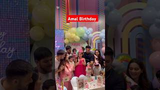 Amal Muneeb 5th Birthday Celebration shorts [upl. by Eyar]