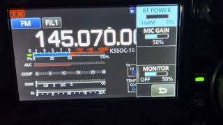 Hitting RMS K5SOC10 with 0 watts on IC9700 [upl. by Zippel]