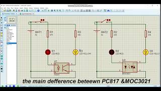 optocoupler the main difference between PC817 amp MOC3021 and control [upl. by Cerallua]