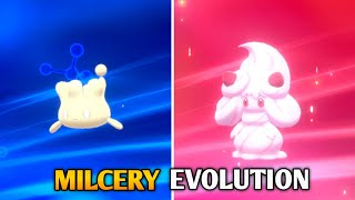 How To Evolve Milcery Into Alcremie In Pokemon Sword amp Shield  Galar Pokedex [upl. by Ahselat]