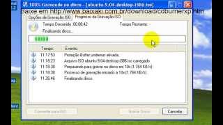 Como gravar seu Linux Baixado da Internet em CD Bootável [upl. by Labina209]