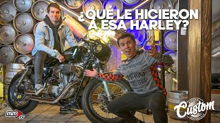 ¿Harley Davidson convertida en Café Racer Alguien lo soñó y lo hizo realidad  Mundo Custom [upl. by Esiuqram]