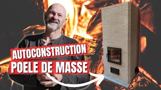 Autoconstruction dun POELE DE MASSE ÉCOLOGIQUE et ECONOMIQUE [upl. by Lehmann318]