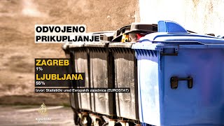 Recikliranje otpada Ljubljana daleko ispred Zagreba [upl. by Ordnagela]