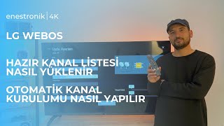 LG Televizyon Kurulumu Kanal Listesi Yükleme ve Kanal Arama Nasıl Yapılır [upl. by Avehs]