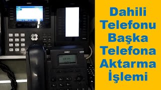 Telefon Başka Telefona Aktarma İşlemi  IP Telefon Başka Numaraya Aktarma ve İşlemi Geri Alma [upl. by Aidroc902]