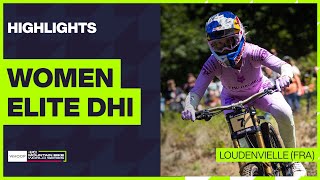 Loudenvielle  Women Elite DHI Highlights  2024 WHOOP UCI Mountain Bike World Cup [upl. by Mobley]