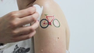 Applying Temporary Tattoos  StickerYou Tutorials [upl. by Cranford]