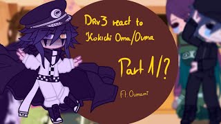 Danganronpa V3 react to Kokichi OumaOma Part 1  ftOumami [upl. by Lletnuahs342]