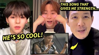 Kpop Idols Reaction to BTS Jungkook Golden Songs Pt 5 SEVENTEEN Eunwoo TREASURE Enhypen [upl. by Terrie]