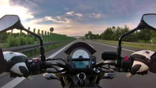 Top Speed Kawasaki ER6n 2012  2013 GoPro Hero 3 [upl. by Ocsisnarf]