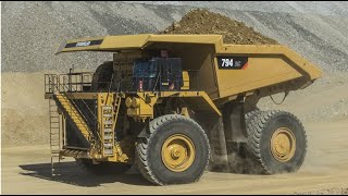 Caterpillar 794 Trucks at Middlemount Coal Mine [upl. by Yunfei]