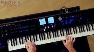 Kraft Music  Roland BK9 Backing Keyboard Demo with Scott Berry [upl. by Lieberman]