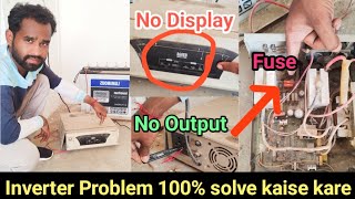 Microtek Inverter no display no output  Inverter Problem Solve  How To Solve Inverter Problem [upl. by Essile832]