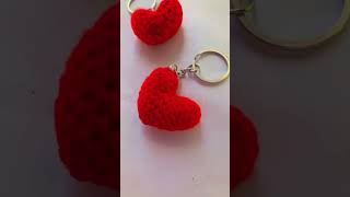 Order completed ✔️ Heart keychain crochet crochetpatterns youtubeshorts [upl. by Camp]