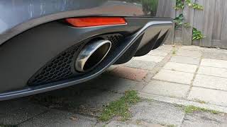 Alfa Giulia Veloce 20 320hp stage 1  Exhaust sound [upl. by Luapnoj]