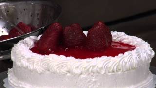 Cake Decoration Number 03 Strawberry Short Cake [upl. by Drwde]