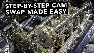 How To Swap Honda K20 K24 KSeries Camshafts [upl. by Dahsraf]