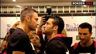 Face to face Witalij Kliczko vs Manuel Charr [upl. by Collayer]