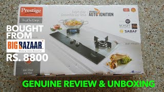 Prestige Hob Top Auto Ignition Gas Stove  PHT02 AIComplete UnboxingReview amp Genuine QA No ISI [upl. by Cowden]