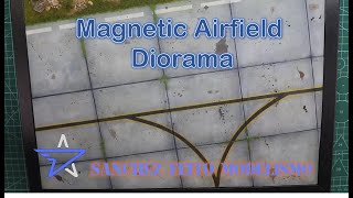 HOW TO Make a Magnetic Airfield Diorama Como hacer un diorama de un aerodromo Magnetico [upl. by Lyman565]