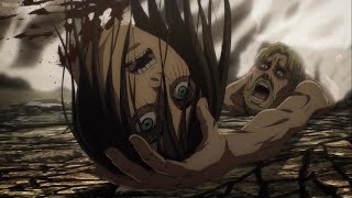 Eren Runs to Zeke Attack On Titan Season 4 Part 2 Episode 3 Full clip English sub HD [upl. by Eiuqcaj]