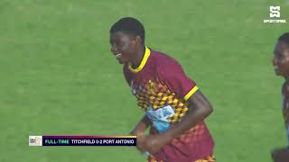 Port Antonio High blank Titchfield High 20 in ISSA SBF DaCosta Cup clash Round 1 Highlights [upl. by Kloster]