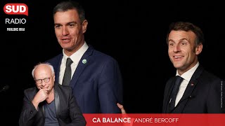 Pendant la grève du 19 janvier Macron est en Espagne la réaction dAndré Bercoff [upl. by Oiled216]