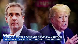 Defense lawyers continue crossexamination of Michael Cohen in Trump trial [upl. by Dorothee649]