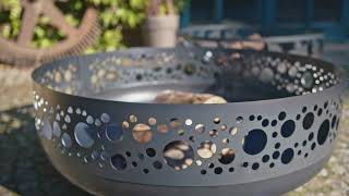 Fire bowl  Fire pit BOSTON TORONTO and FOREST made by Cook King quotHAND MADEquot  wwwCookKingcom [upl. by Aihsemat]