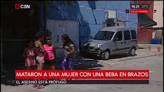 Asesinaron a una mujer de 24 años en Villa Pineral [upl. by Ainirtak]