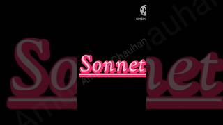 What is Sonnet  William Shakespeare  Hindi n English  englishlearning  Ambika Chauhan [upl. by Windham]