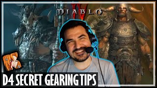 SECRET GEARING TIPS IN D4  Diablo 4 [upl. by Ssilb474]